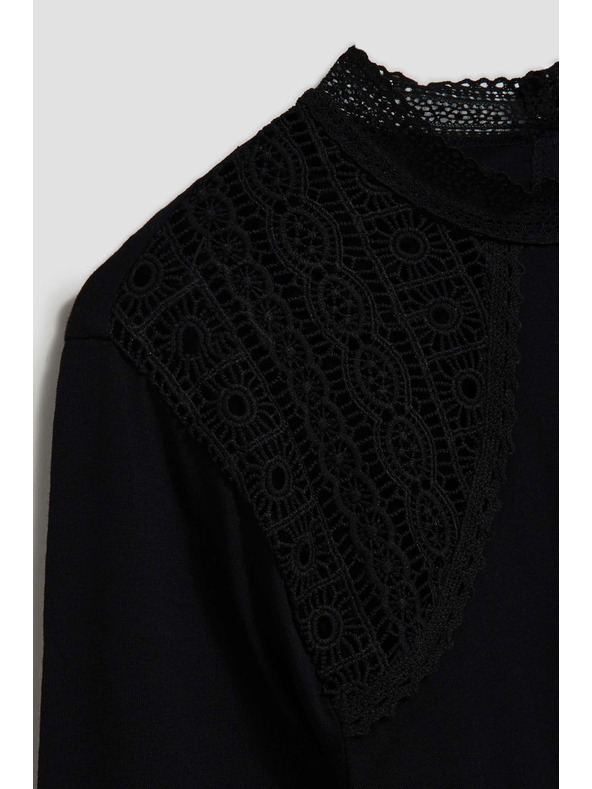 Moodo Čipkasta dekorativna bluza Moodo