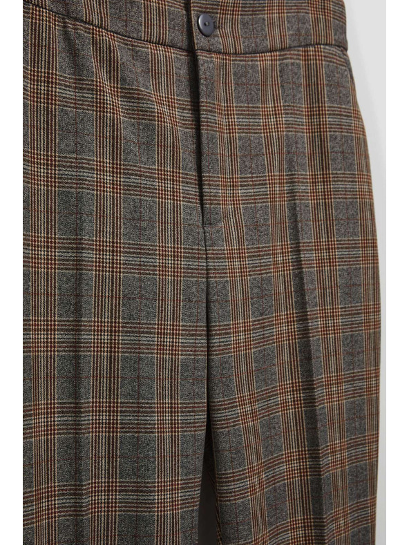 Moodo Sive kariraste hlače Moodo