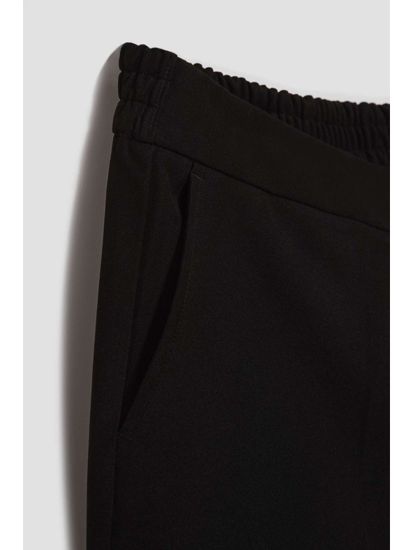 Moodo Gladke hlače z širokimi hlačnicami Moodo