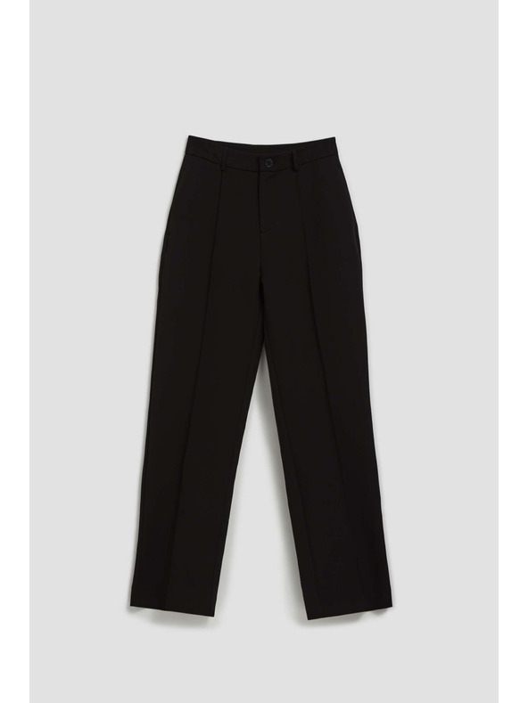 Moodo Črne hlače s strukturo Moodo