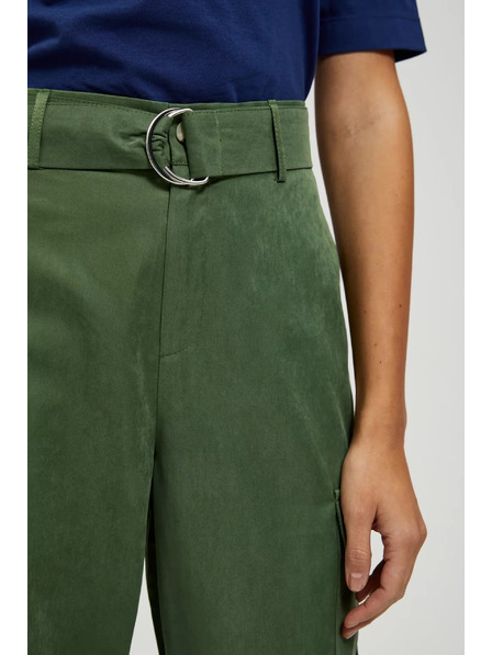 Moodo Khaki cargo hlače z zoženimi hlačnicami Moodo