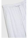 Moodo Gladke viskozne hlače bele Moodo