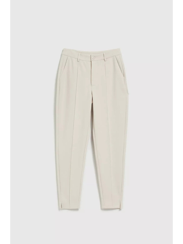Moodo Elegantne bežne hlače z zožanimi hlačnicami in žepi Moodo