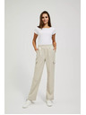 Moodo Bežne cargo hlače z ravnimi hlačnicami Moodo