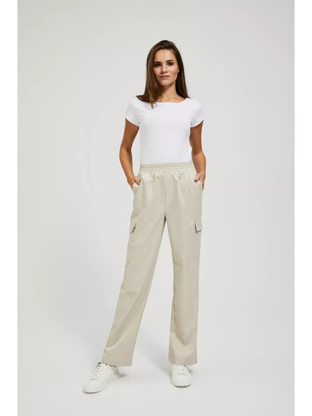 Moodo Bežne cargo hlače z ravnimi hlačnicami Moodo