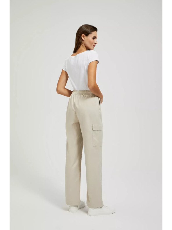 Moodo Bežne cargo hlače z ravnimi hlačnicami Moodo