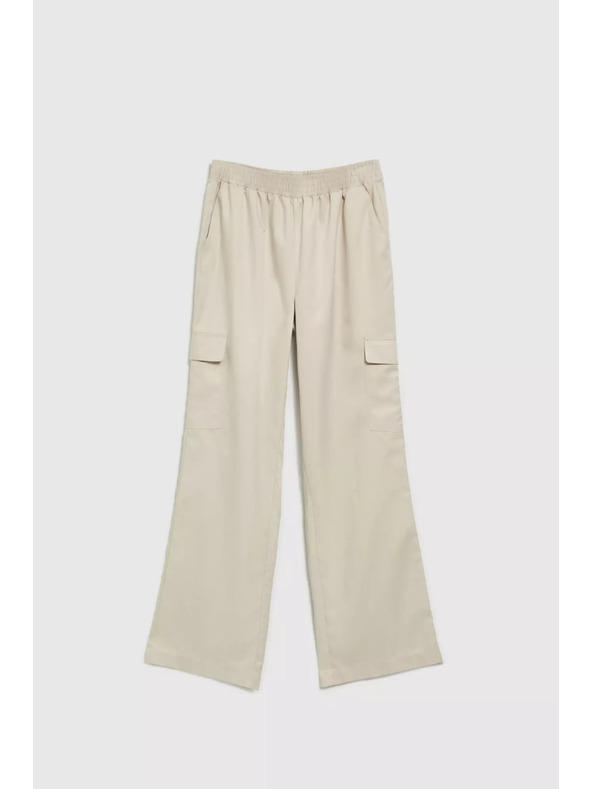 Moodo Bežne cargo hlače z ravnimi hlačnicami Moodo