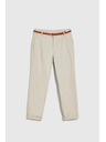 Moodo Bežne hlače z dekorativnim pasom Moodo