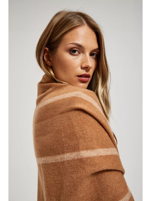 Moodo Smaragdna šala z resami Moodo