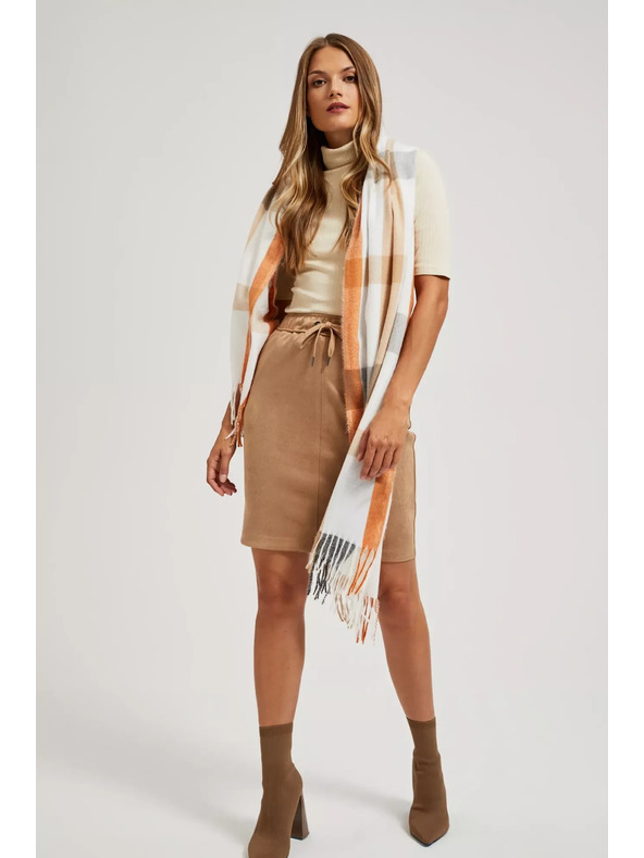 Moodo Šala v kockah z resami oranžna Moodo