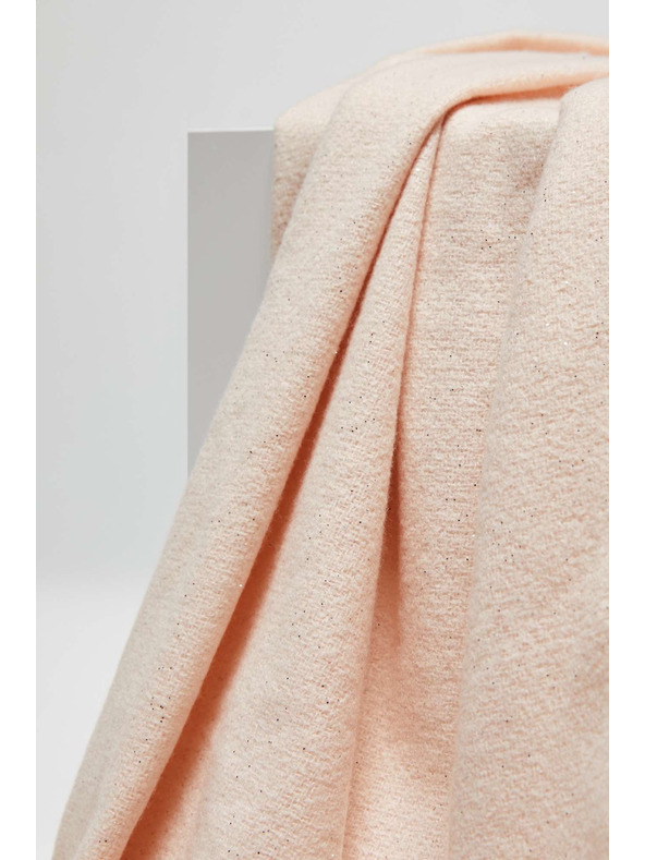 Moodo Gladek pudrasto rožnat šal Moodo