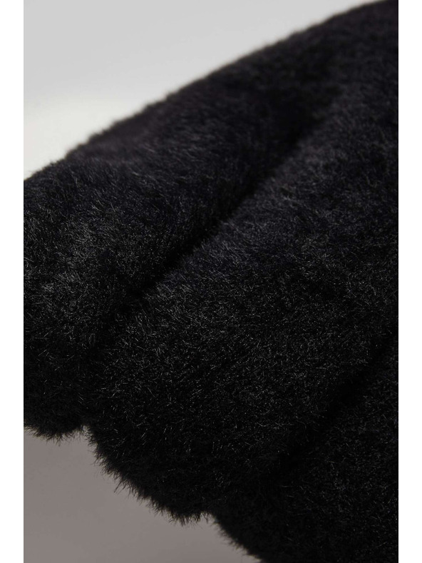 Moodo Gladek črn šal Moodo