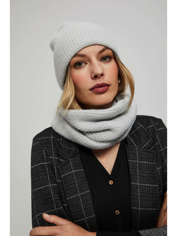 Moodo Gladek šal z metalnim nitjem Moodo