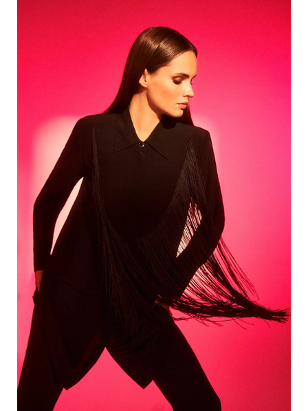 Moodo Oversize srajca z resicami Moodo