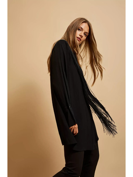 Moodo Oversize srajca z resicami Moodo