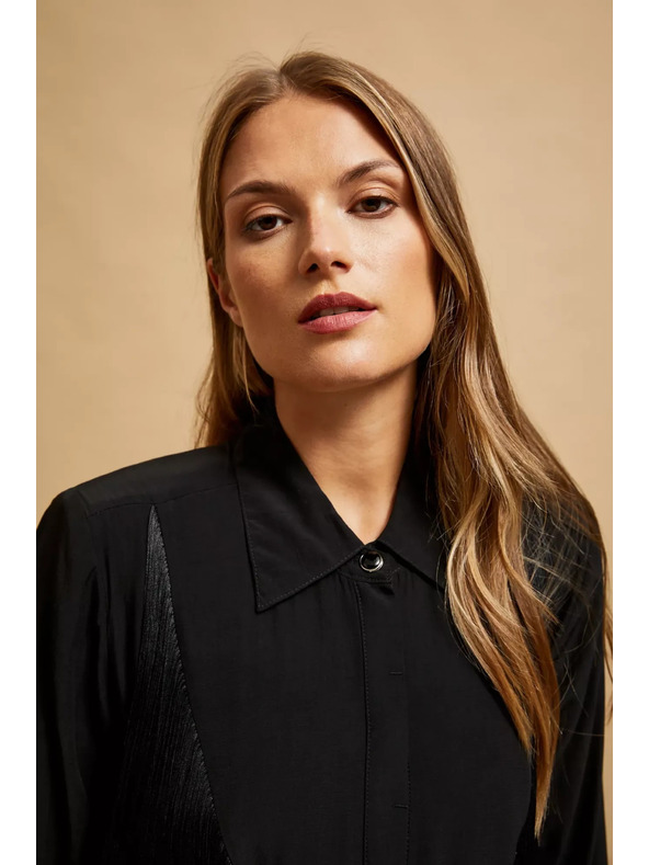 Moodo Oversize srajca z resicami Moodo