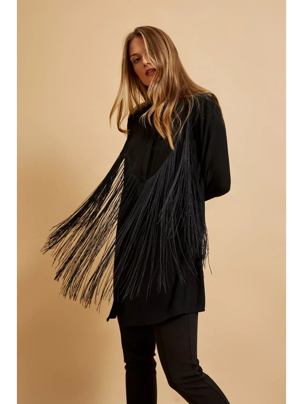 Moodo Oversize srajca z resicami Moodo