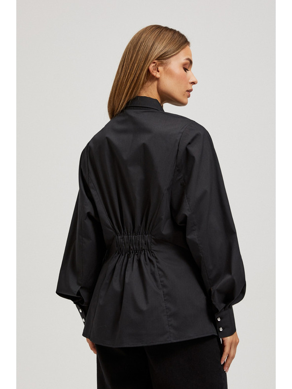 Moodo Krojena srajca z napihnjeni rokavi Moodo