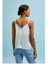 Moodo Bela majica brez rokavov Moodo