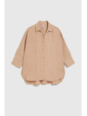Moodo Lanena srajca bež Moodo