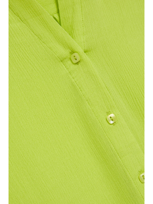 Moodo Limeta zelena srajca z ovratnikom Moodo