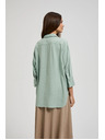Moodo Lanena srajca olivno zelena Moodo