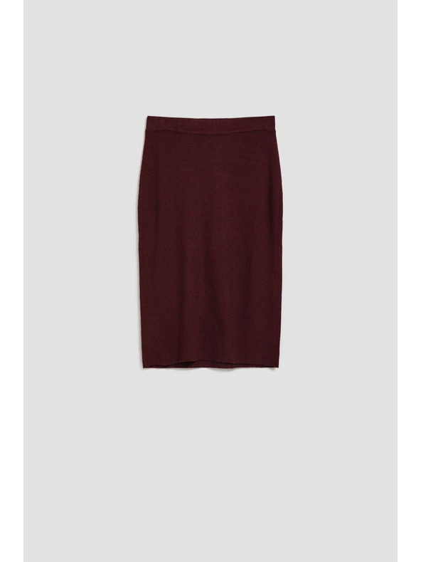 Moodo Oprijeta pletenina kostanjeve barve Moodo