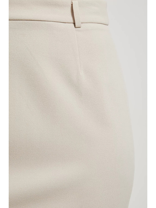 Moodo Gladka svinčna krilo do kolen bež Moodo