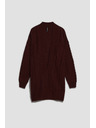 Moodo Dolg kardigan kostanjeve barve Moodo