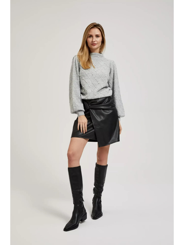 Moodo Pulover z napihnjeni rokavi Moodo