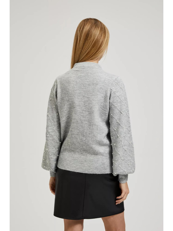 Moodo Pulover z napihnjeni rokavi Moodo