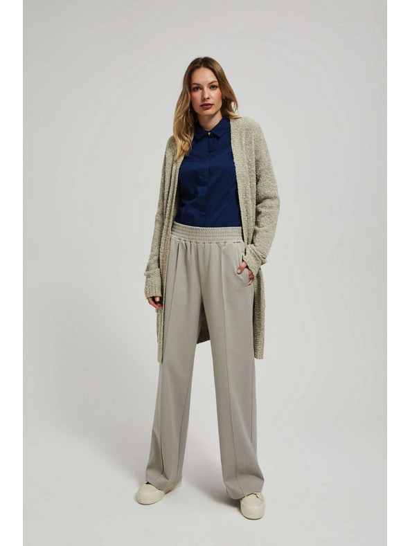 Moodo Dolg pesek kardigan z žepi Moodo