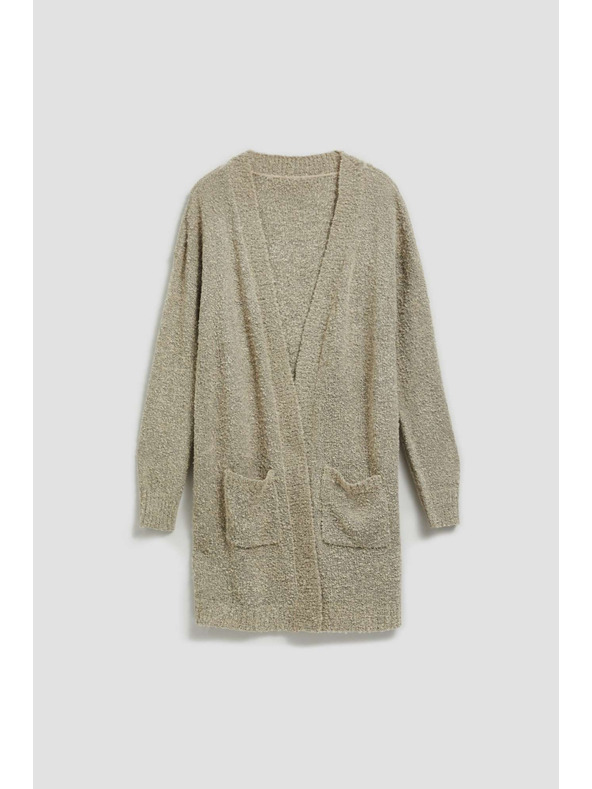 Moodo Dolg pesek kardigan z žepi Moodo