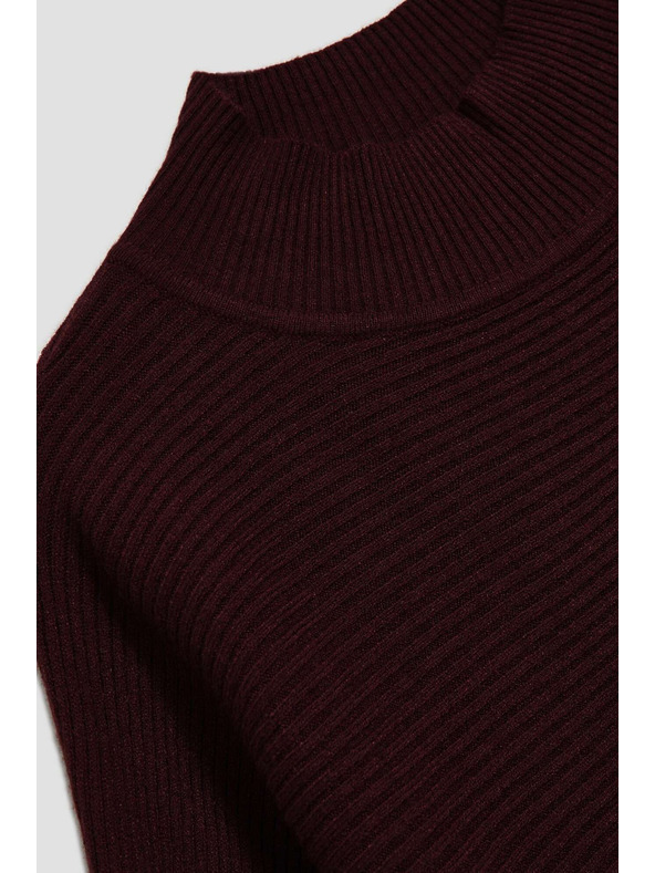 Moodo Pulover netopirjevega kroja z visokim ovratnikom Moodo