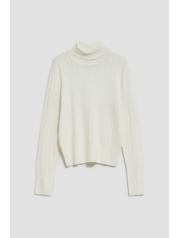 Moodo Tanek perleščast pulover z rolakom Moodo