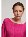 Moodo Fuksijski pulover s 3/4 rokavi Moodo