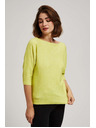 Moodo Limetkin pulover s 3/4 rokavi Moodo
