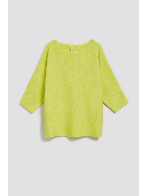 Moodo Limetkin pulover s 3/4 rokavi Moodo