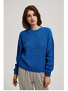 Moodo Azuren pulover z okroglim izrezom Moodo
