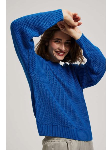 Moodo Azuren pulover z okroglim izrezom Moodo