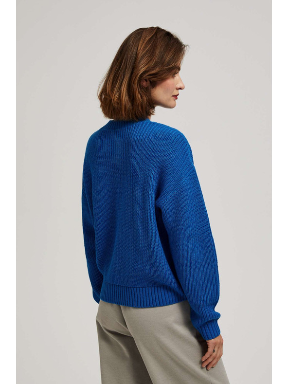 Moodo Azuren pulover z okroglim izrezom Moodo