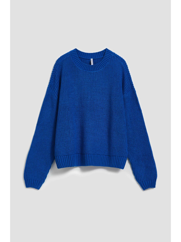 Moodo Azuren pulover z okroglim izrezom Moodo