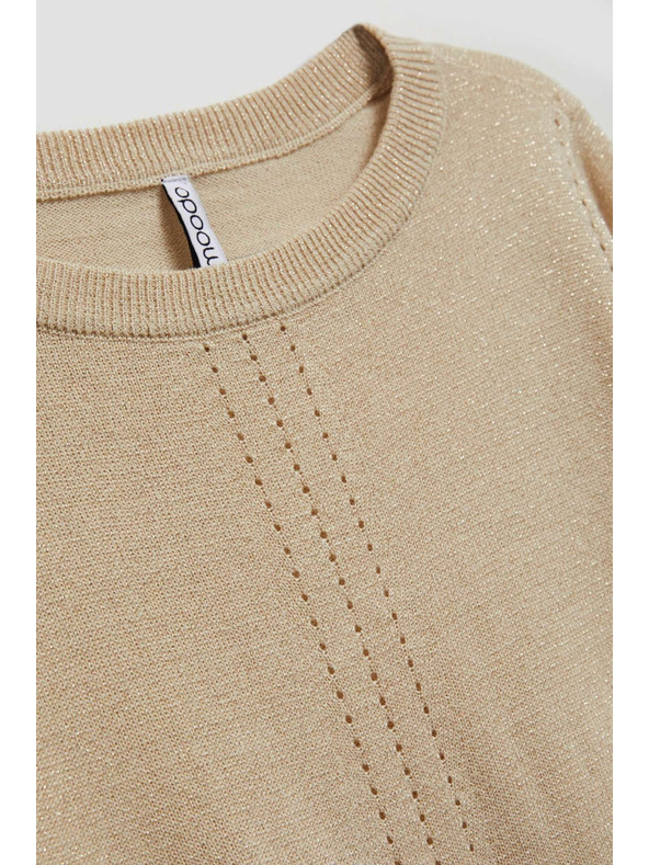 Moodo Pulover z čipkastim okrasjem Moodo