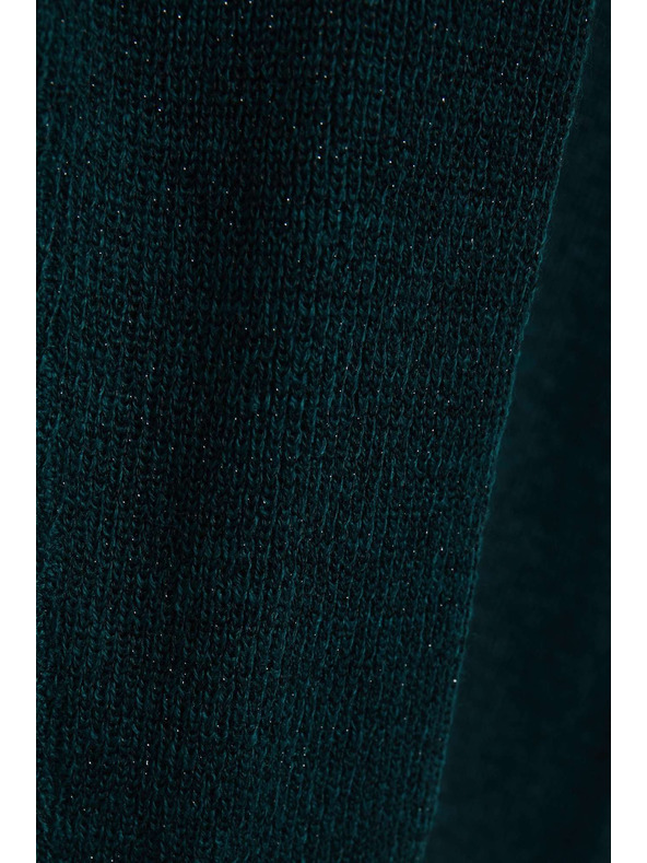 Moodo Oprijemljiv pulover z V-izrezom smaragden Moodo