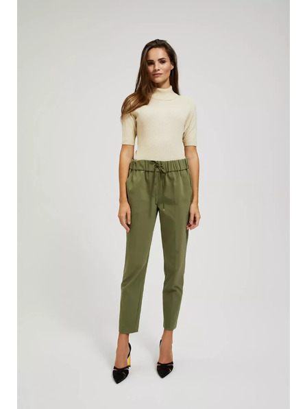 Moodo Pulover z ovratnikom, okrašen z metalnim nitkom bisernih odtenkov Moodo