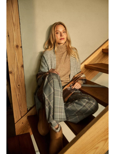 Moodo Pulover z ovratnikom bež Moodo