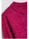 Moodo Pulover z vezavo fuksija Moodo