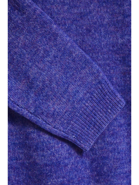 Moodo Pulover z vezavo vijolični Moodo