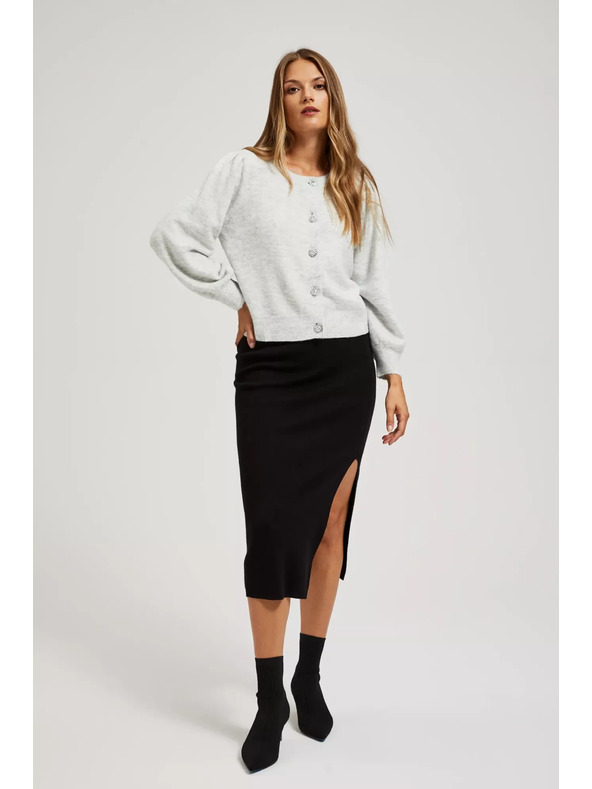 Moodo Kardigan z okrasnimi gumbi Moodo