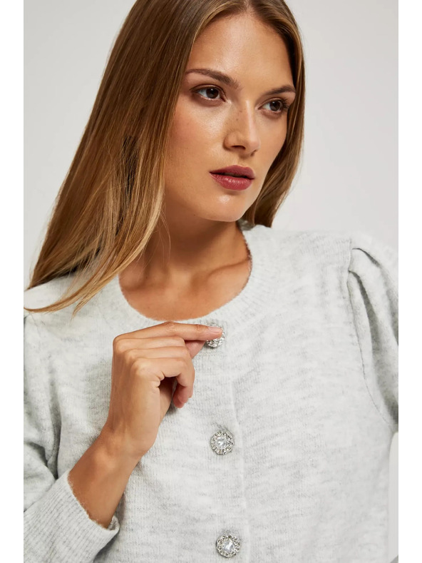 Moodo Kardigan z okrasnimi gumbi Moodo